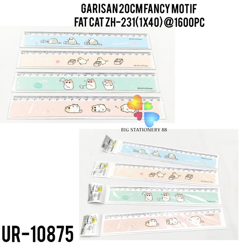 

PENGGARIS FANCY 20CM /PENGGARIS PLASTIK/RULER/GARISAN
