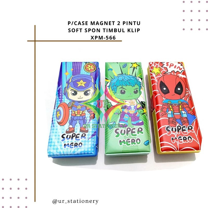 

KOTAK PENSIL/TEMPAT PENSIL SUPERHERO XPM-566-8