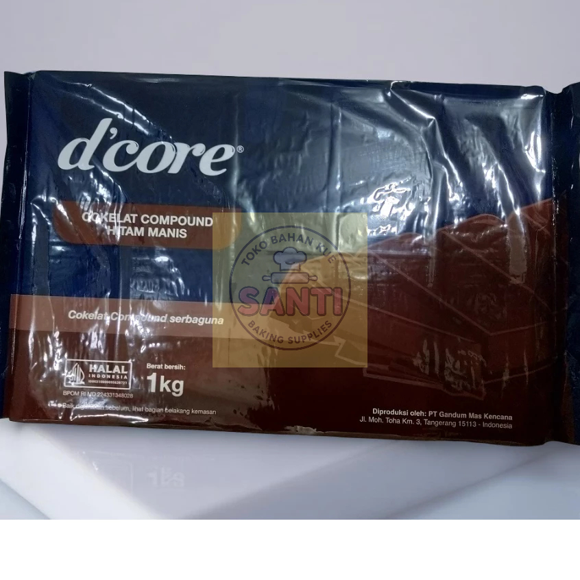 Dcore D'core | Chocolate Dark Compound | 1 Kg