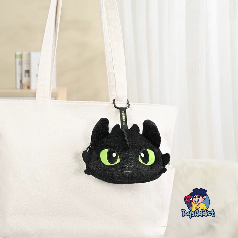 How to Train Your Dragon x Toothless Big Face Pouch & Keychain