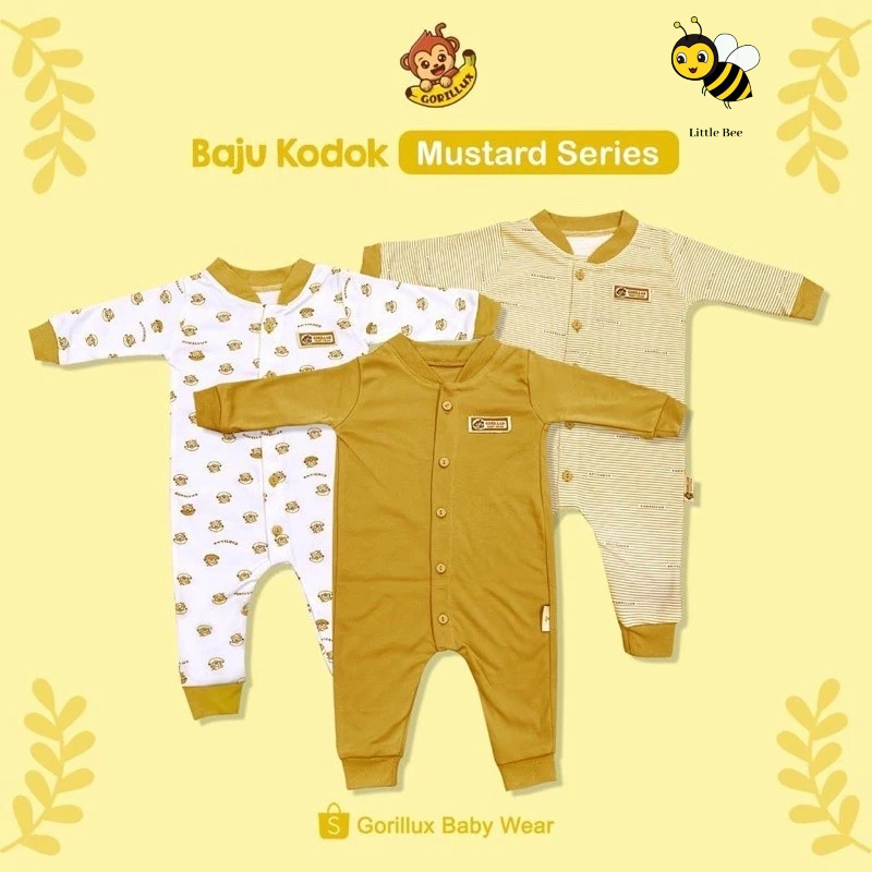 Gorillux Paket 3 pcs Sleepsuit