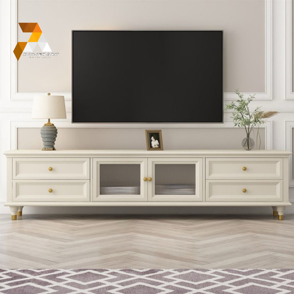 BUFFET TV VINTAGE MEJA TV MODERN KLASIK