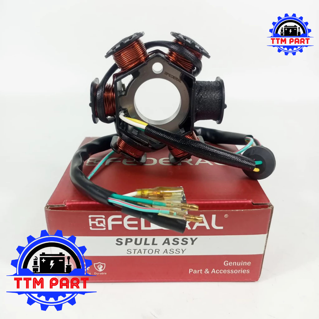 HQ FEDERAL SPULL ASSY + PULSER   GL PRO CDI HQ FEDERAL SPUL SPOOL SPOL KOMPLIT
