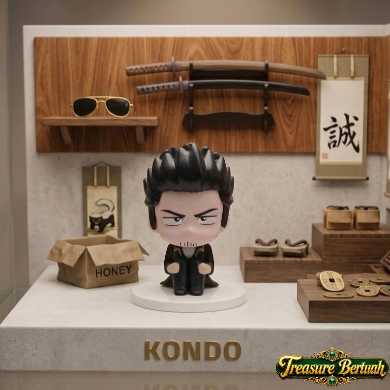 Action Figure Gintama Kecil - TB - Mini Chibi Mainan Action Figur Kondo Gorila - Treasure Bertuah