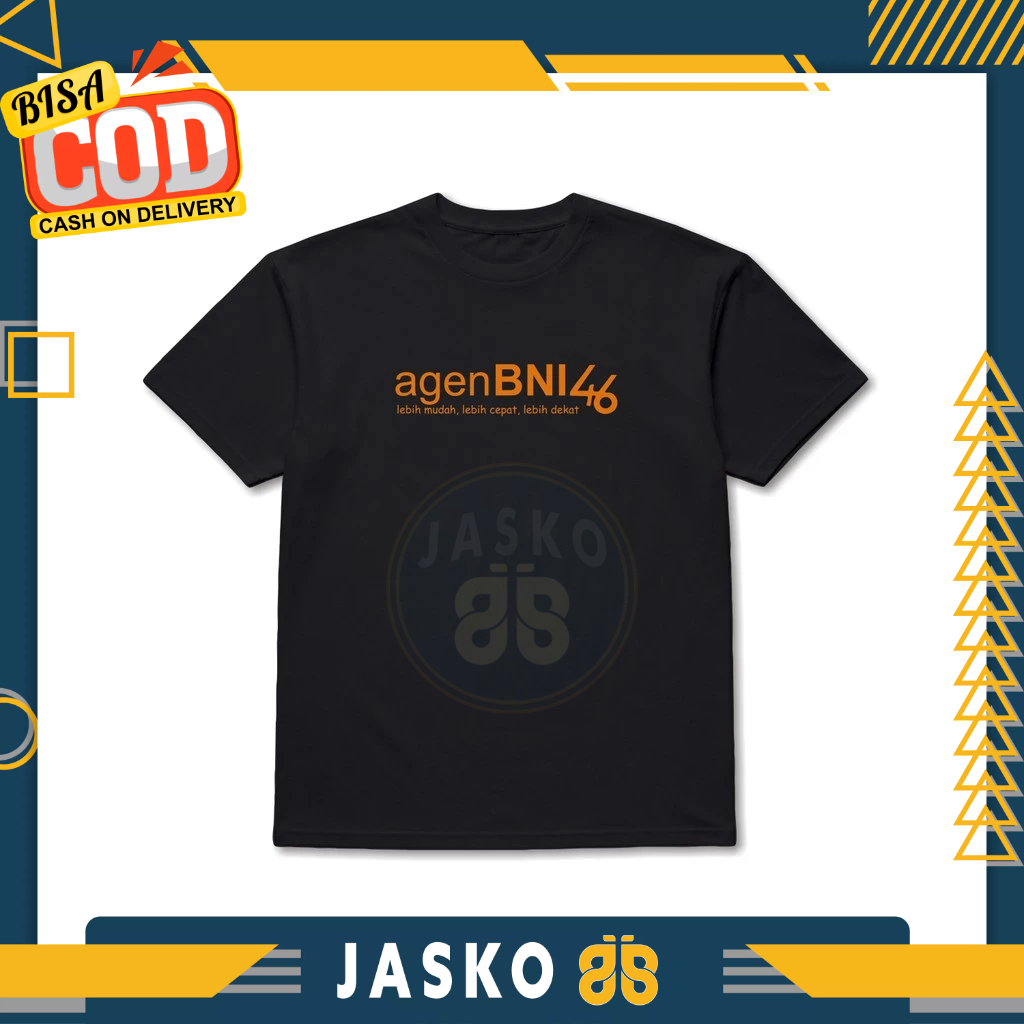 Baju Tshirt AGEN BNI 46 Baju Perusahaan