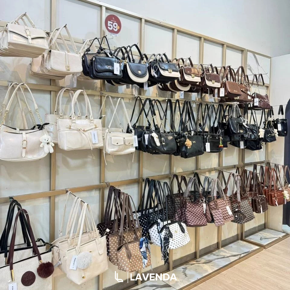 LAVENDA | LOCAL BAG COLLECTION | Tas Wanita Lokal Sling Shoulder Totebag Backpack | Local Bag PU Lea