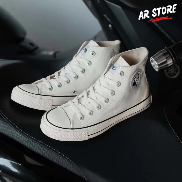 WARRIOR Sepatu Warrior Athena White High Original Made In Indonesia / Warrior Shoes