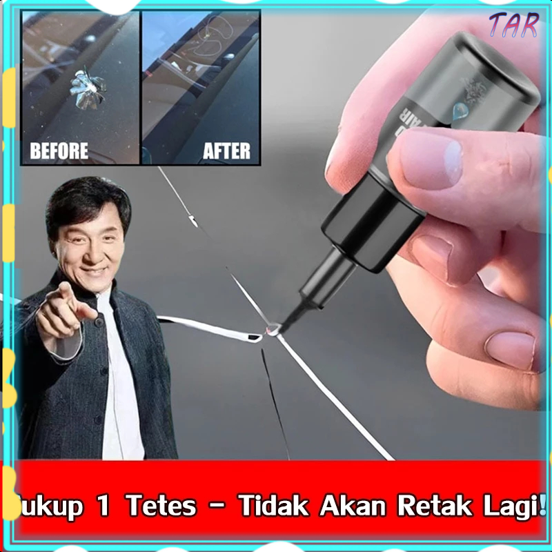 [COD] Kaca Repair Kit Glass Lem Perekat Kaca Mobil Hp Aquarim Penutup Penghilang Retak Super Kuat Ta