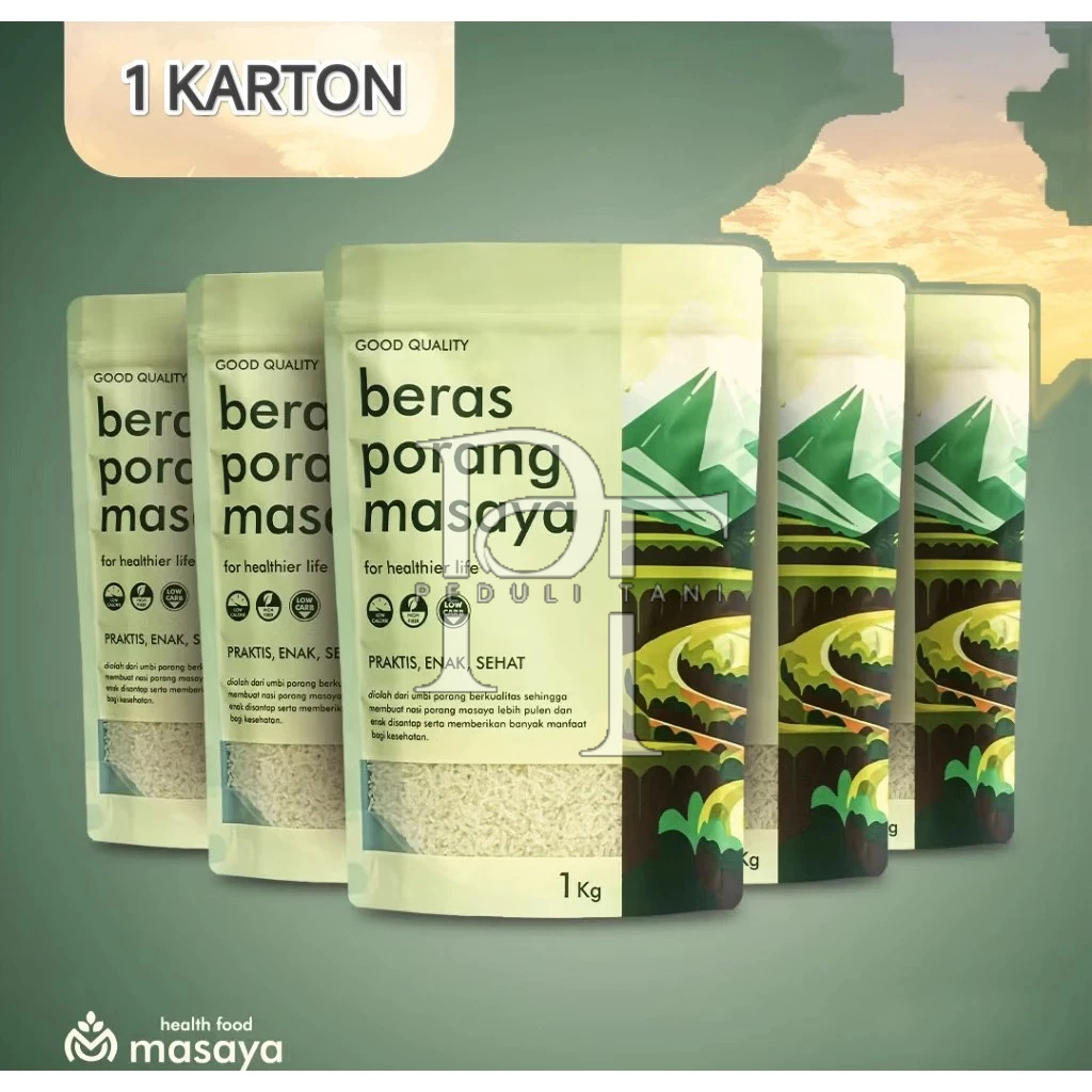 

Bundle 10kg beras porang masaya shiritaki konjac, beras diet, beras porang