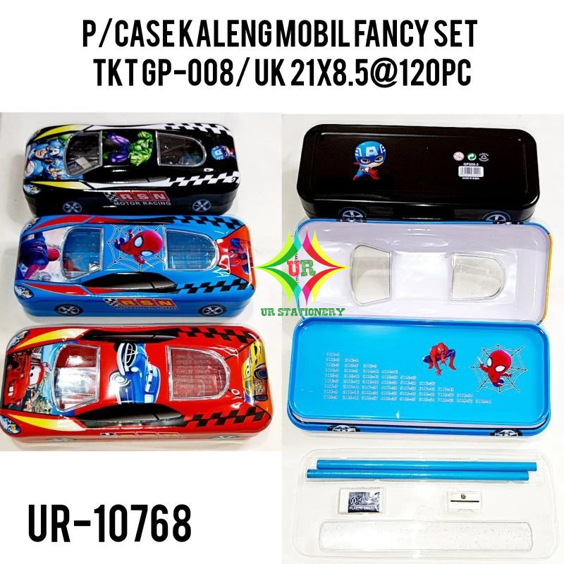 

Kotak pensil/Tempat pensil kaleng mobil fancy set TKT GP-008