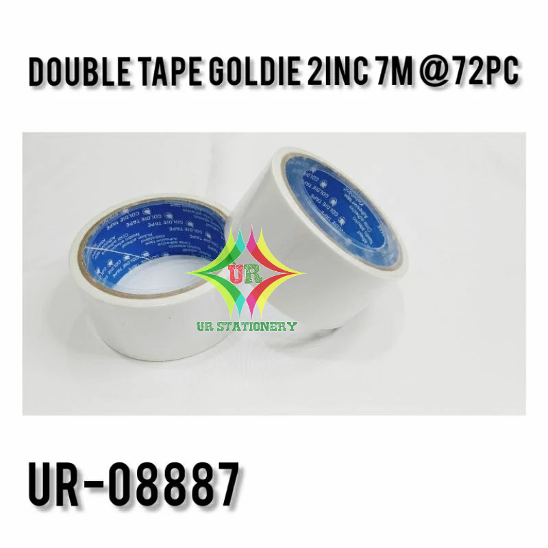 

DOUBLE TAPE / SELOTIP / SELOTIP KERTAS DUA SISI GOLDIE 2 INCH
