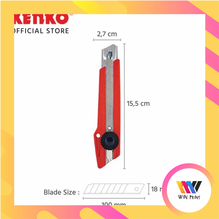 

KENKO L-500 Pisau Cutter Besar (Refill L-150)