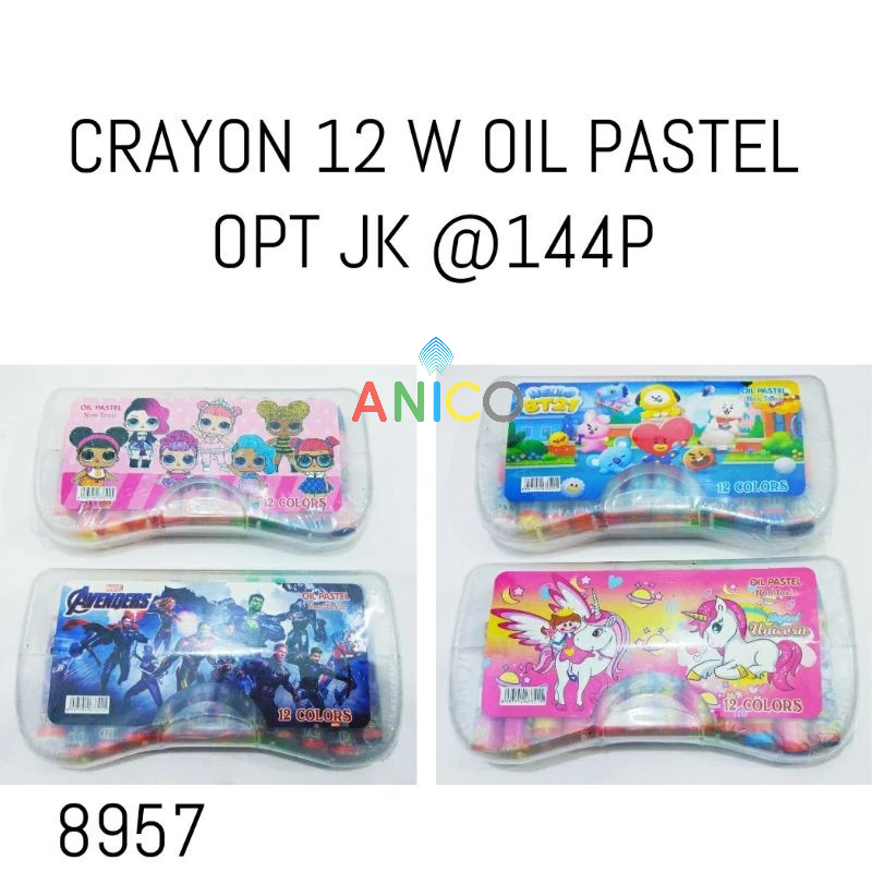 

Crayon Besar 12 Warna / Oil Pastel / Krayon Set Murah Anak Anak Lucu