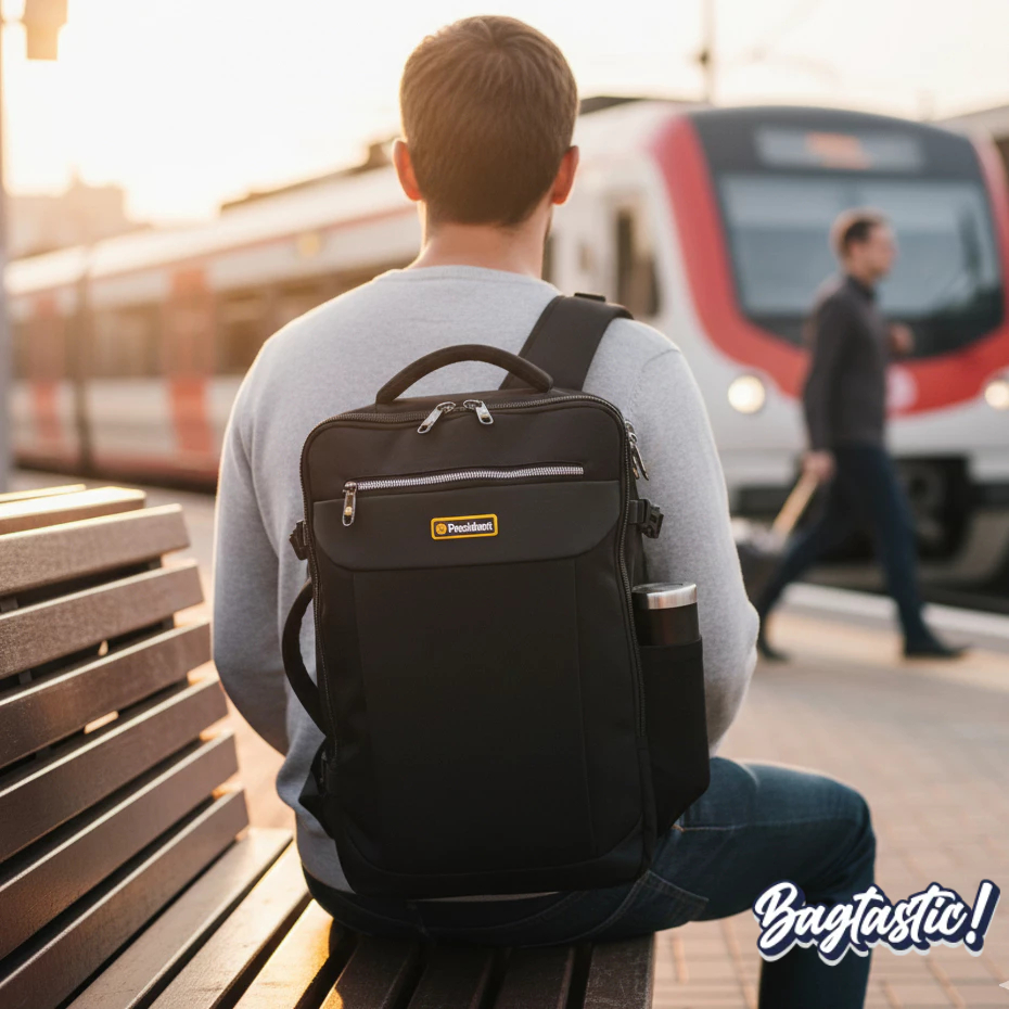 BAGTASTIC Tas Ransel Laptop Pria President 1588 series Original - Bahan Waterproof dengan Slot USB