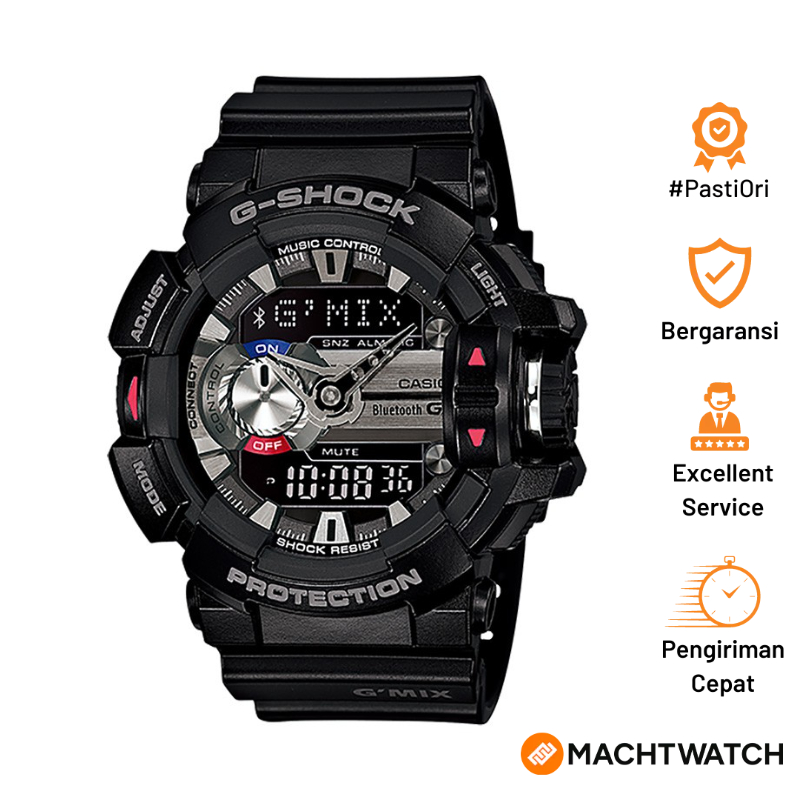 [PRJ] Jam Tangan Pria Casio G-Shock GBA-400-1ADR GMIX Bluetooth Smart