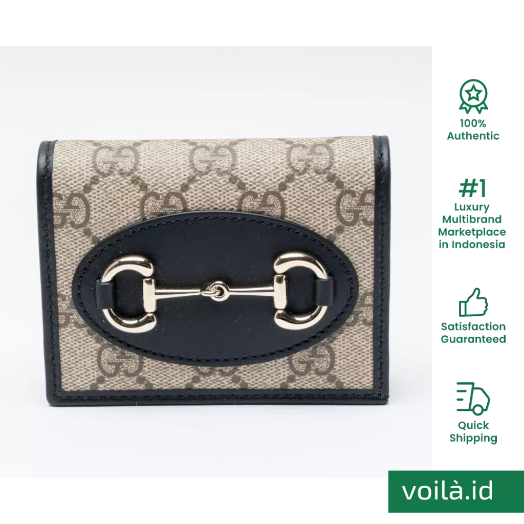 Horsebit 1955 Card Case Wallet Black