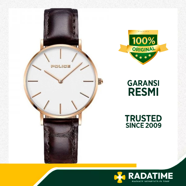 [PENAWARAN TERBATAS] Jam Tangan Wanita Police Majestic 100% Original Rose Gold 15304BSR-01SET