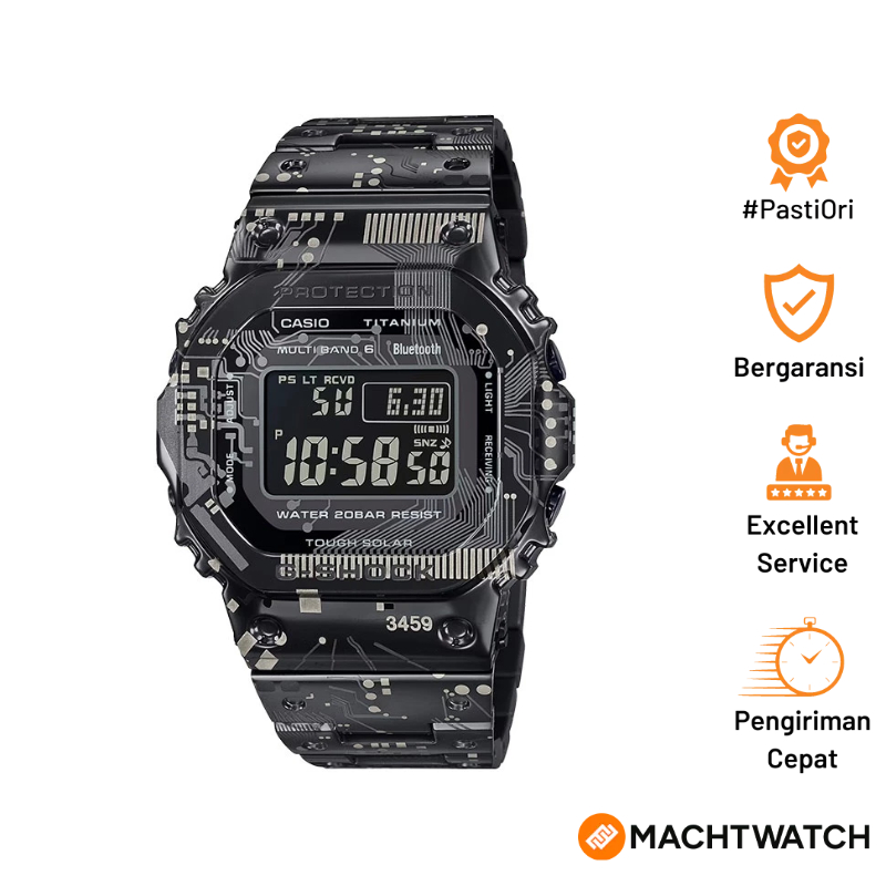 [PAYDAY] Jam Tangan Pria Casio G-Shock GMW-B5000TCC-1DR GMW-B5000TCC GMWB5000TCC Tough Solar Full Me
