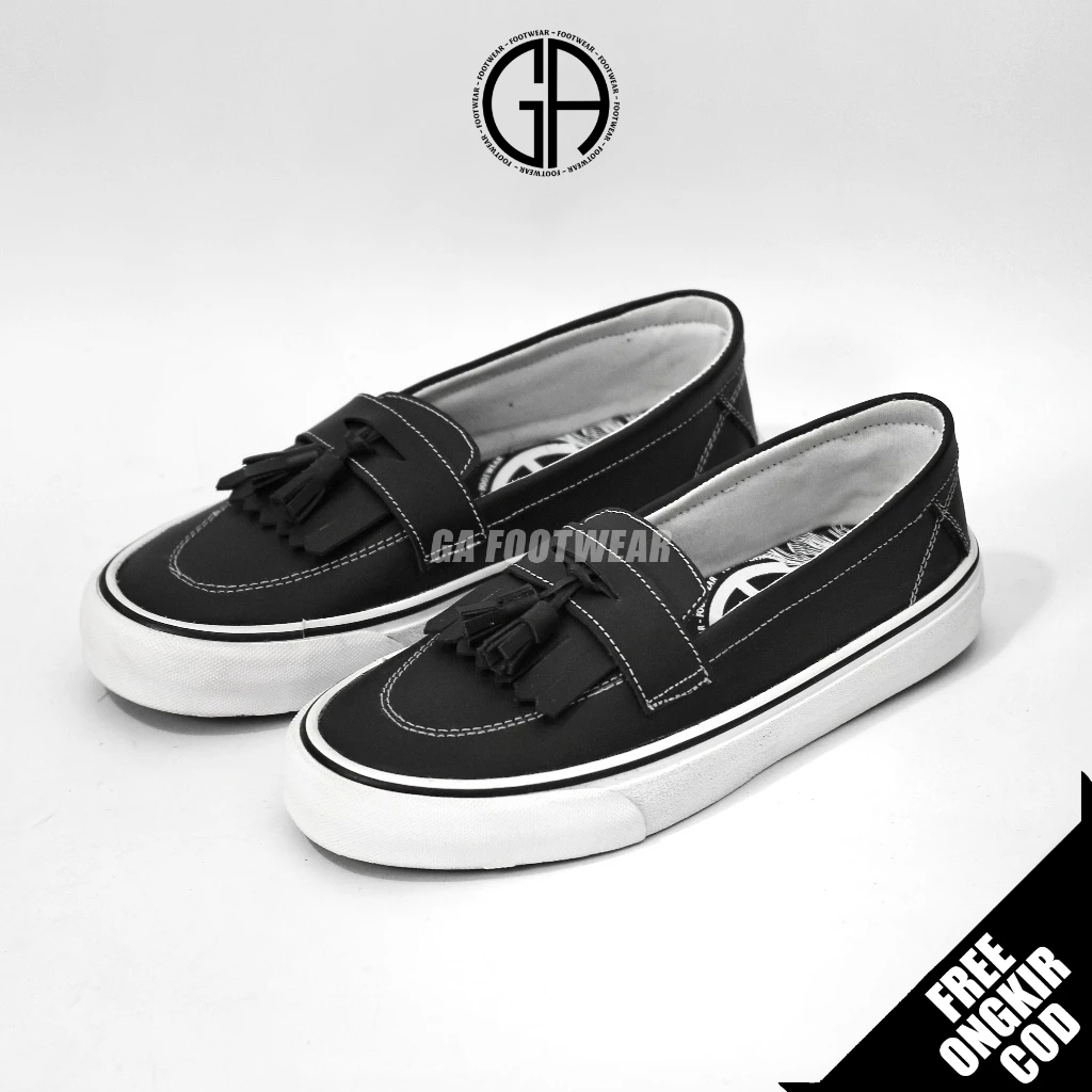 Eschen - Sepatu Loafers Kasual Pria Kulit Asli