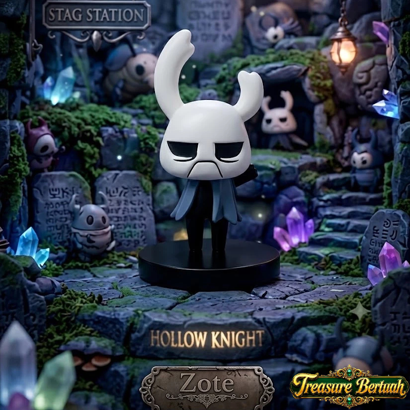 Action Figure Hollow Knight Silk Song Zote - TB - Mainan Mini Action Figur Silksong Zote - Treasure 
