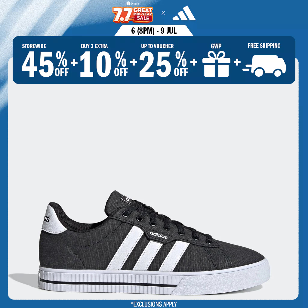 adidas Skateboarding & Lifestyle Daily 3.0 Shoes Men Black FW7033