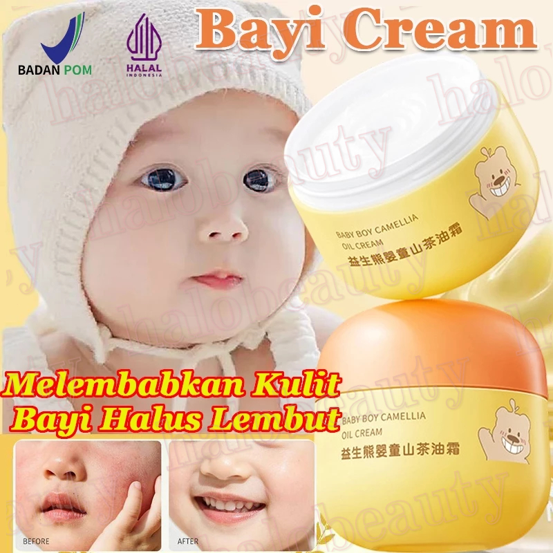 Bayi Cream Wajah & Tubuh Melembabkan Kulit Bayi Halus Lembut Nourishing Calming Moisturizer Salep An