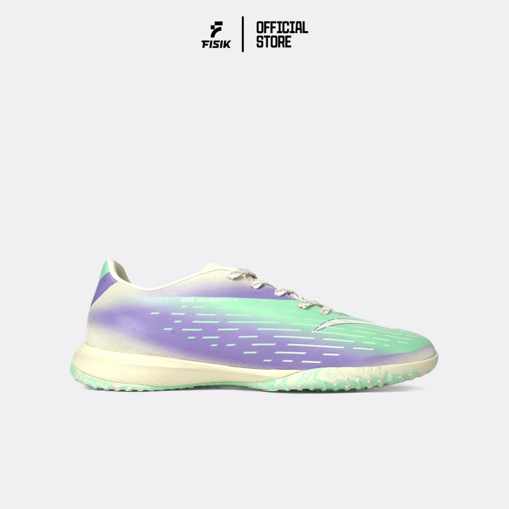 SPECS SEPATU FUTSAL ACCELARATOR LIGHTSPEED 5 PRO IN EGRET/PURPLE ROSE/BEACH GLASS SPE1020519