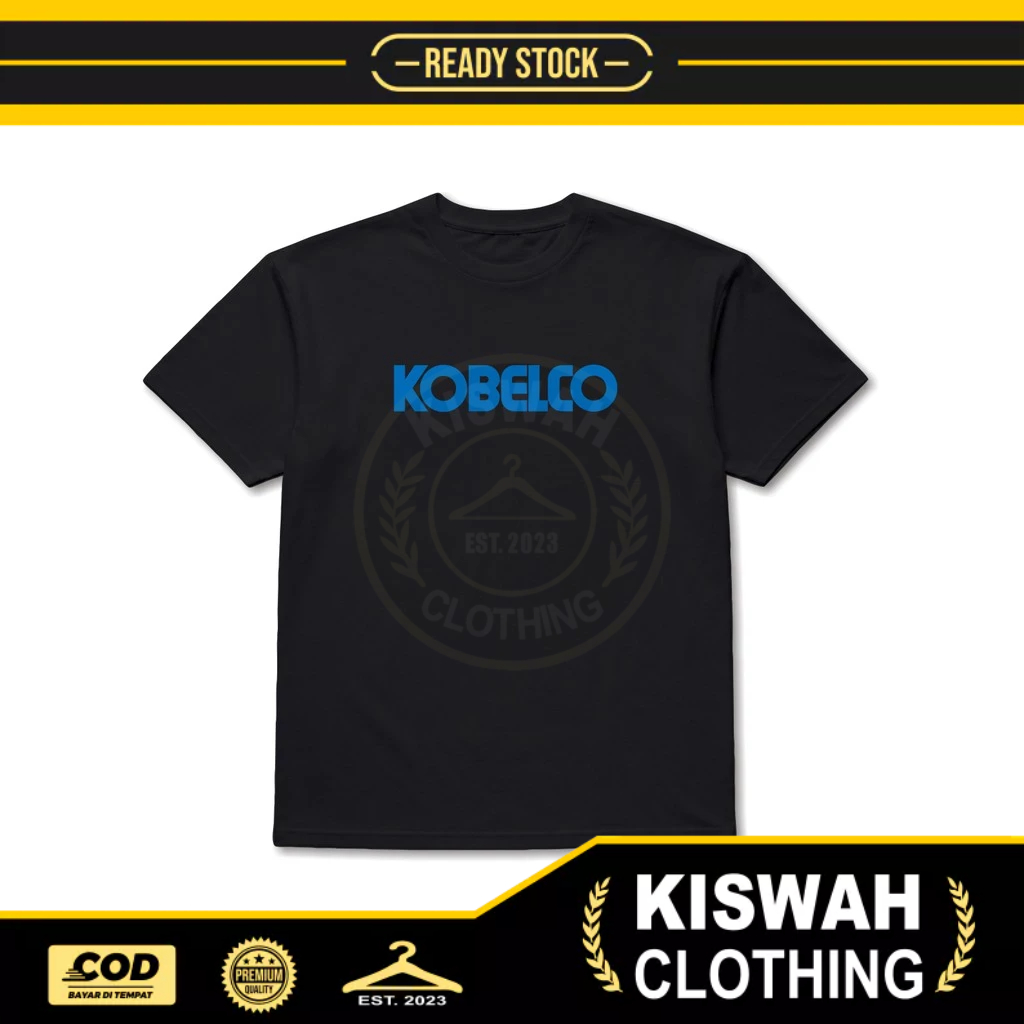 Kaos Tshirt Kobelco Logo Kaos Distro