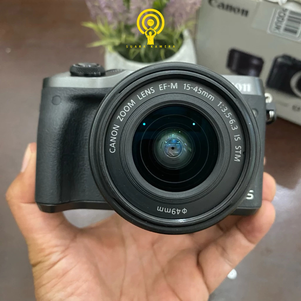 KAMERA CANON EOS M6 & LENSA KIT 15-45mm