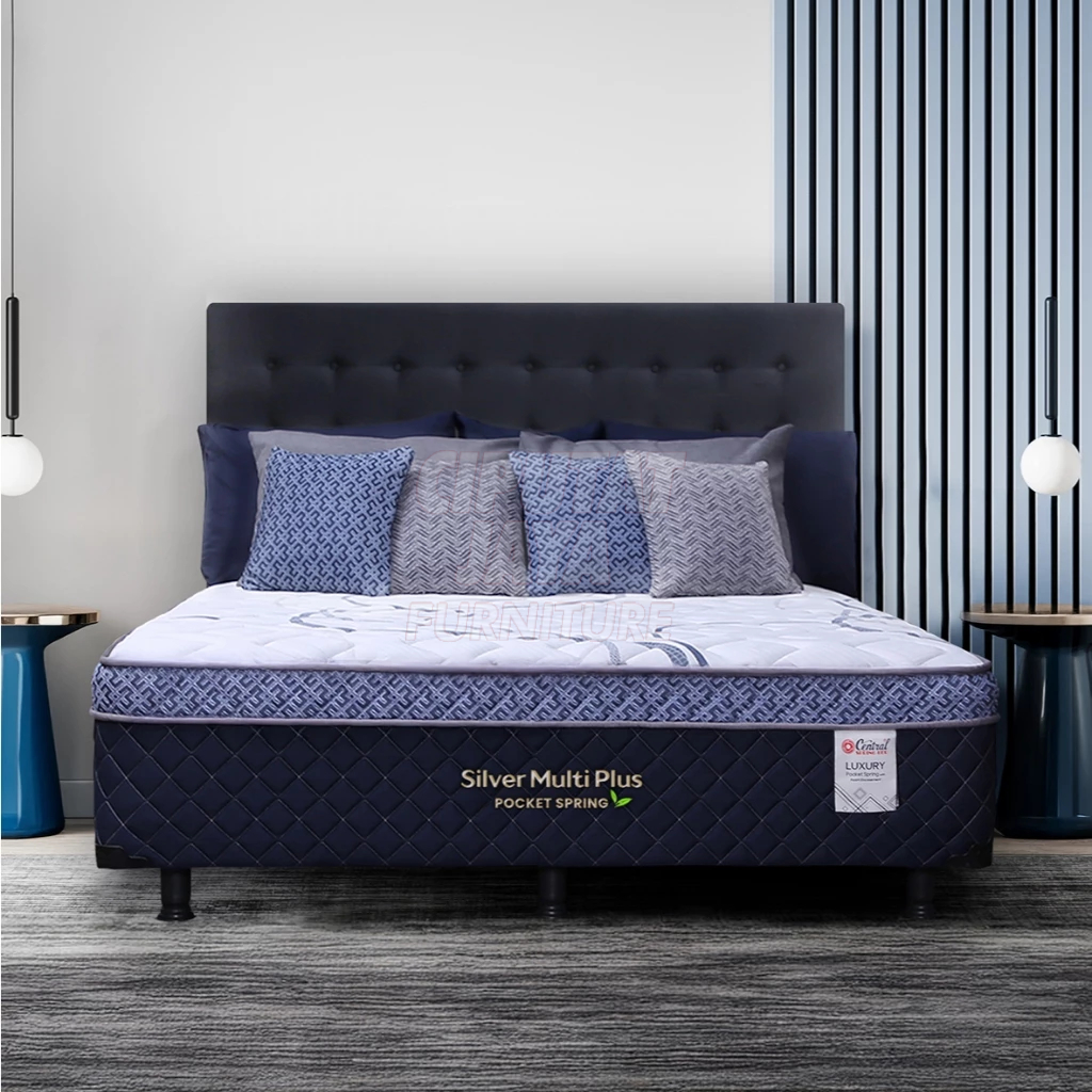 Central Springbed Silver Multiplus | Kasur Central Silver Multi Plus Pocket Spring Bed / Divan Bed
