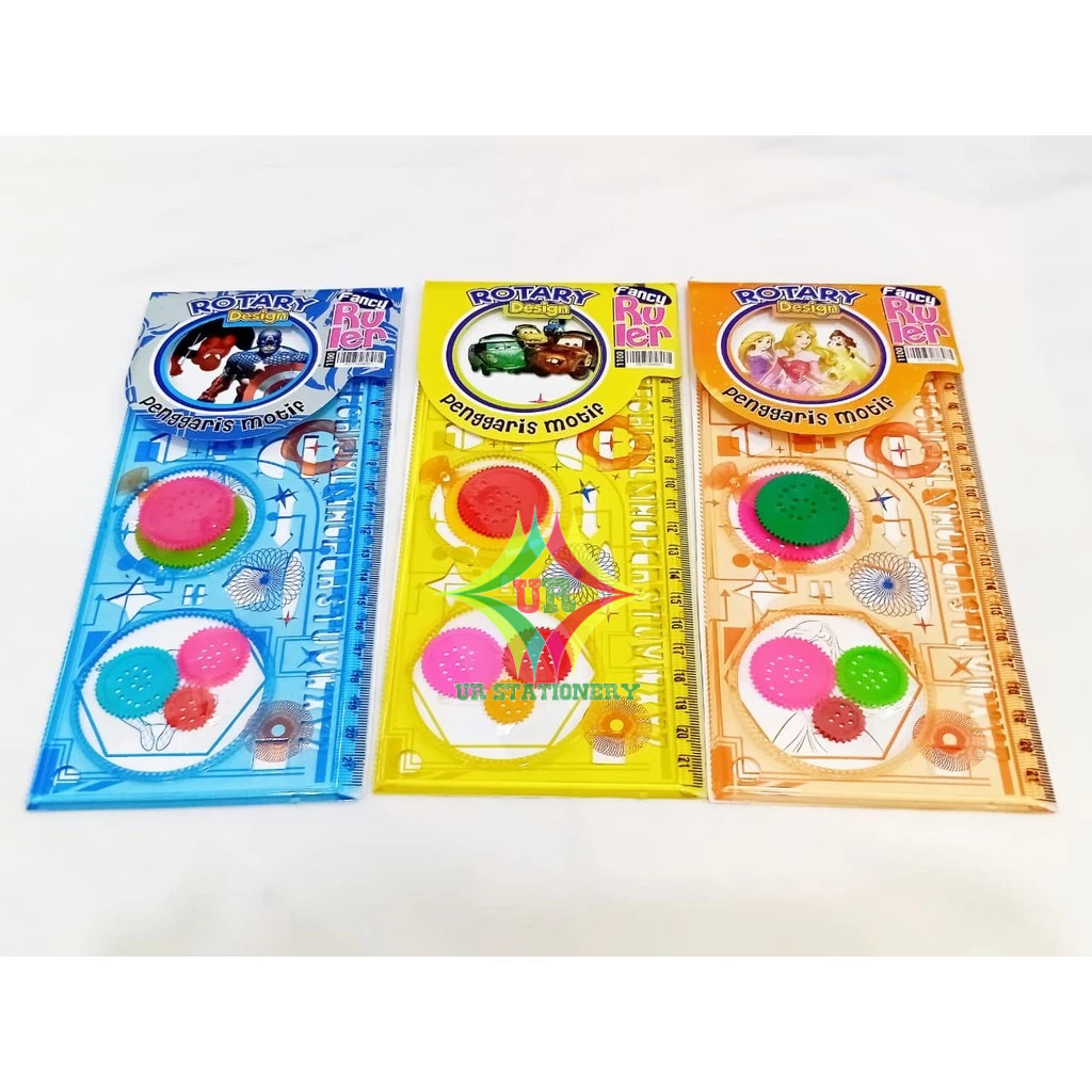 

Penggaris Rotary Fancy 1100 / Penggaris Bunga Pattern / Spirograph