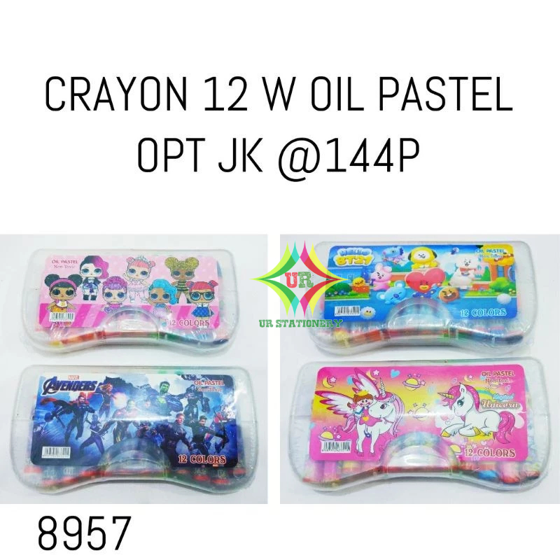 

Crayon Besar 12 Warna / Oil Pastel / Krayon Set Murah Anak Anak Lucu