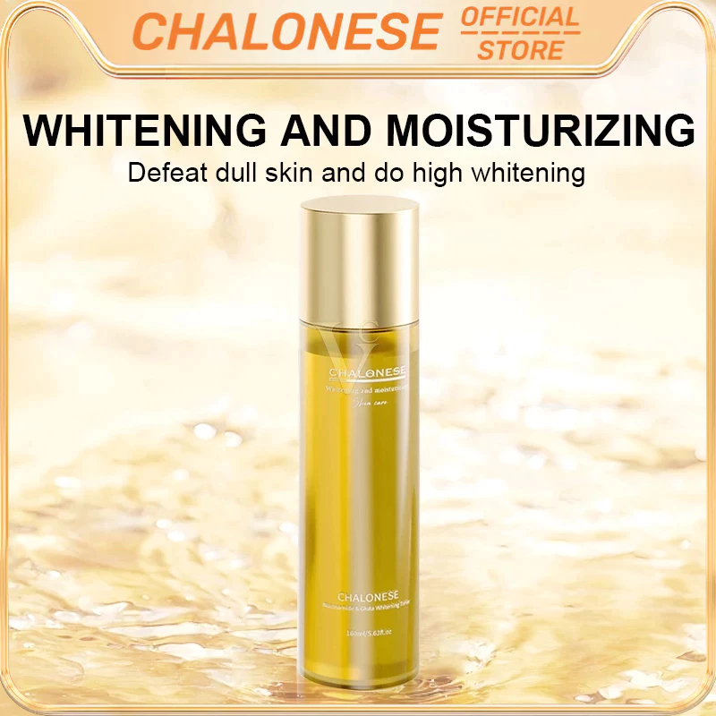 CHALONESE WHITENING AND MOISTURIZING NIACINAMIDE & GLUTA WHITENING TONER 160ML