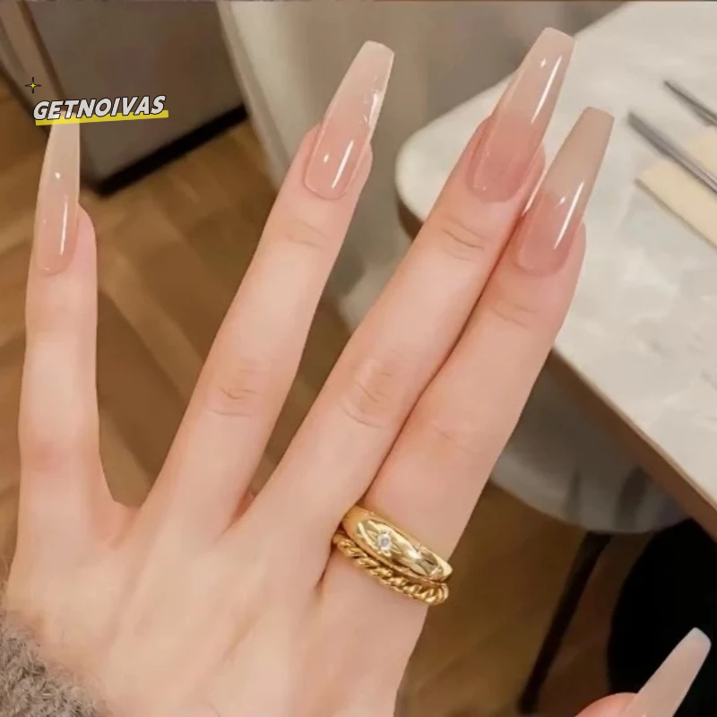 24Pcs Kuku Wedding Party Fake Nail 24 Pcs /Kuku Palsu Premium 3D Kuku Palsu/Palsu Polos French Manic