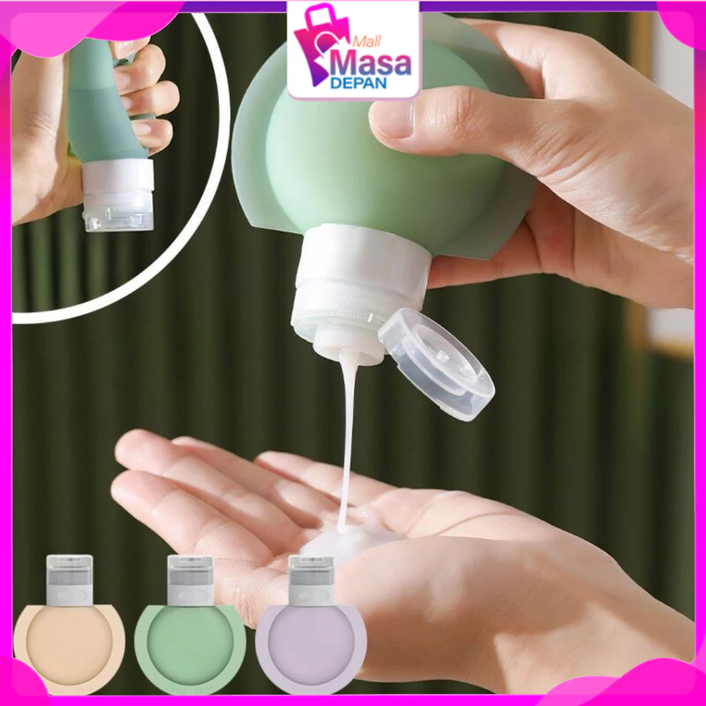 MMD Refil Botol Sabun Shampoo Mandi / Botol Sabun Lotion Travel Traveling Soft Silikon / Botol  Make