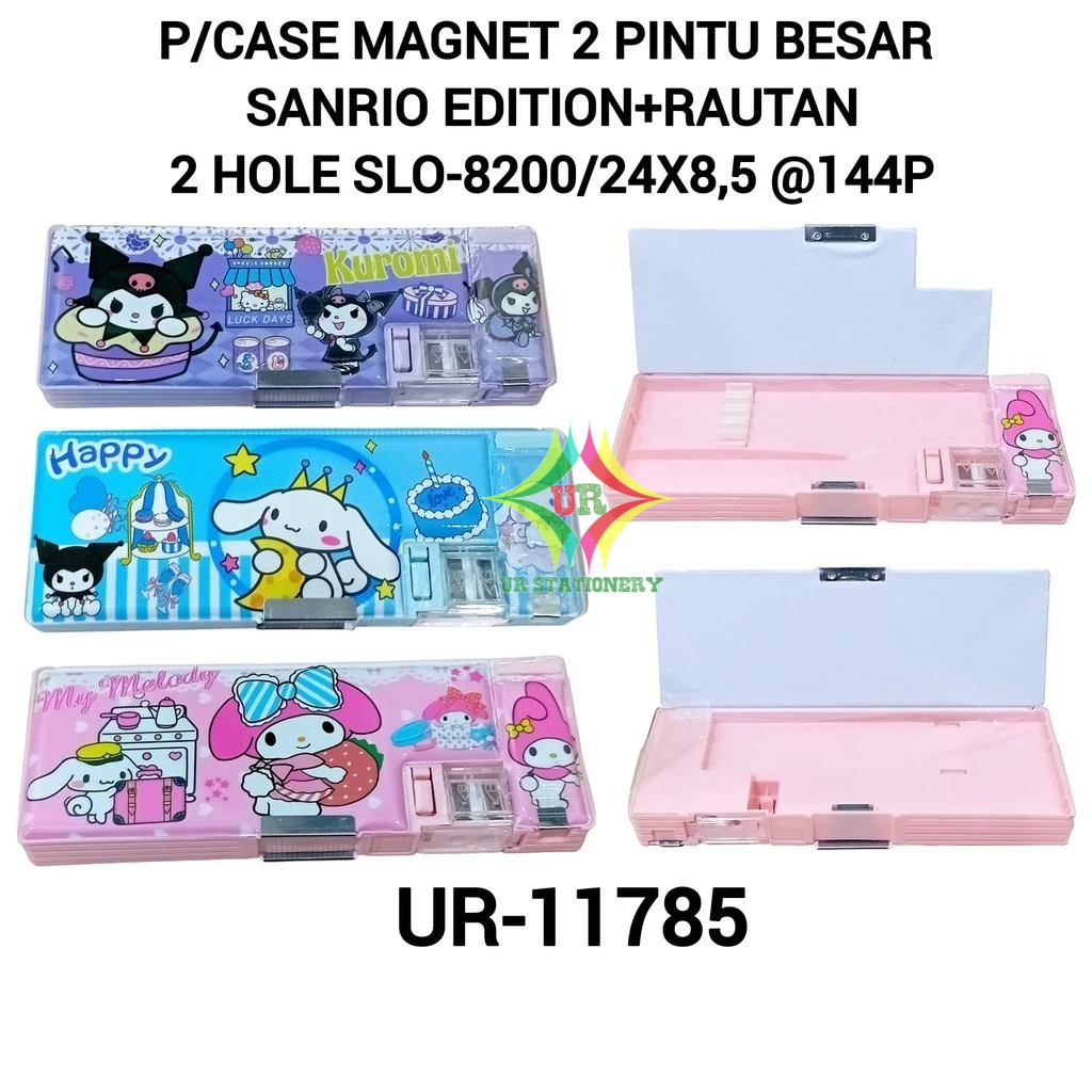 

TEMPAT PENSIL KARAKTER SANRIO+RAUTAN/ KOTAK PENSIL MOTIF SANRIO SLO-8200