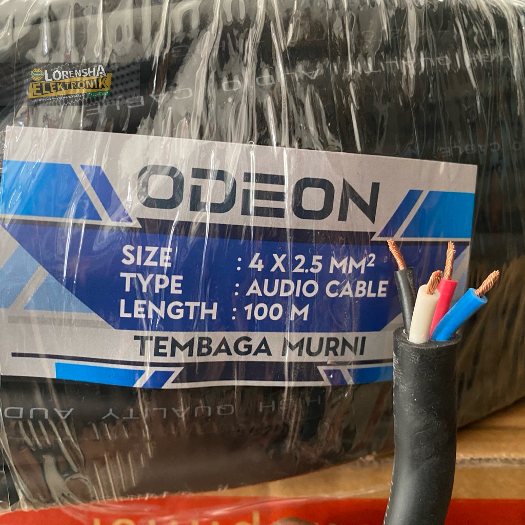 Kabel Speaker ODEON 4x2.5mm 1 Meter