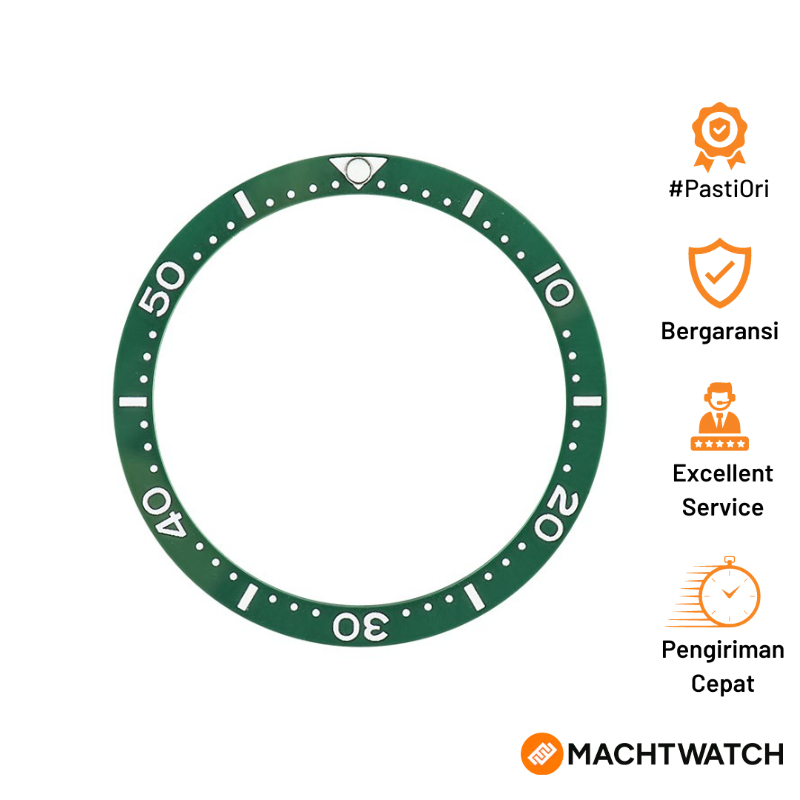 DLW Bezel for Seiko SRP Green - TURTLE-BI-CI-SRP-GREEN