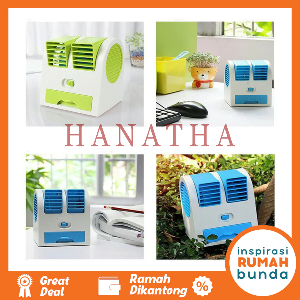 AC Mini Duduk / AC Portable Meja USB Penyejuk Pendingin Kecil