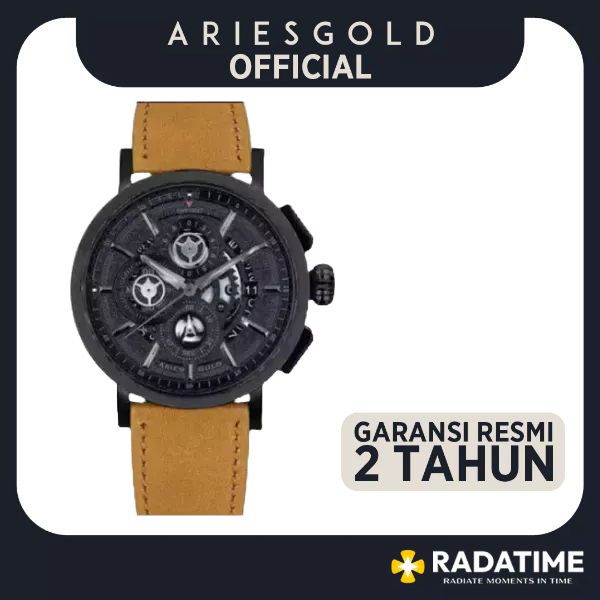 [FREE MUG] Jam Tangan Pria Aries Gold Inspire Hawk 100% Original G-7018-BK-BK