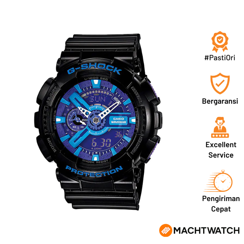 [PAYDAY SALE] Jam Tangan Pria Casio G-Shock G-Classic GA-110HC-1AJF GA110HC GA-110HC Hyper Color Dig