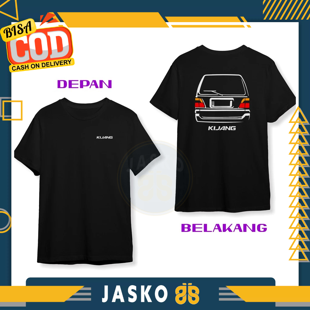 Baju Tshirt Mobil Toyota Kijang Kapsul LGX Rear DB Baju Otomotif