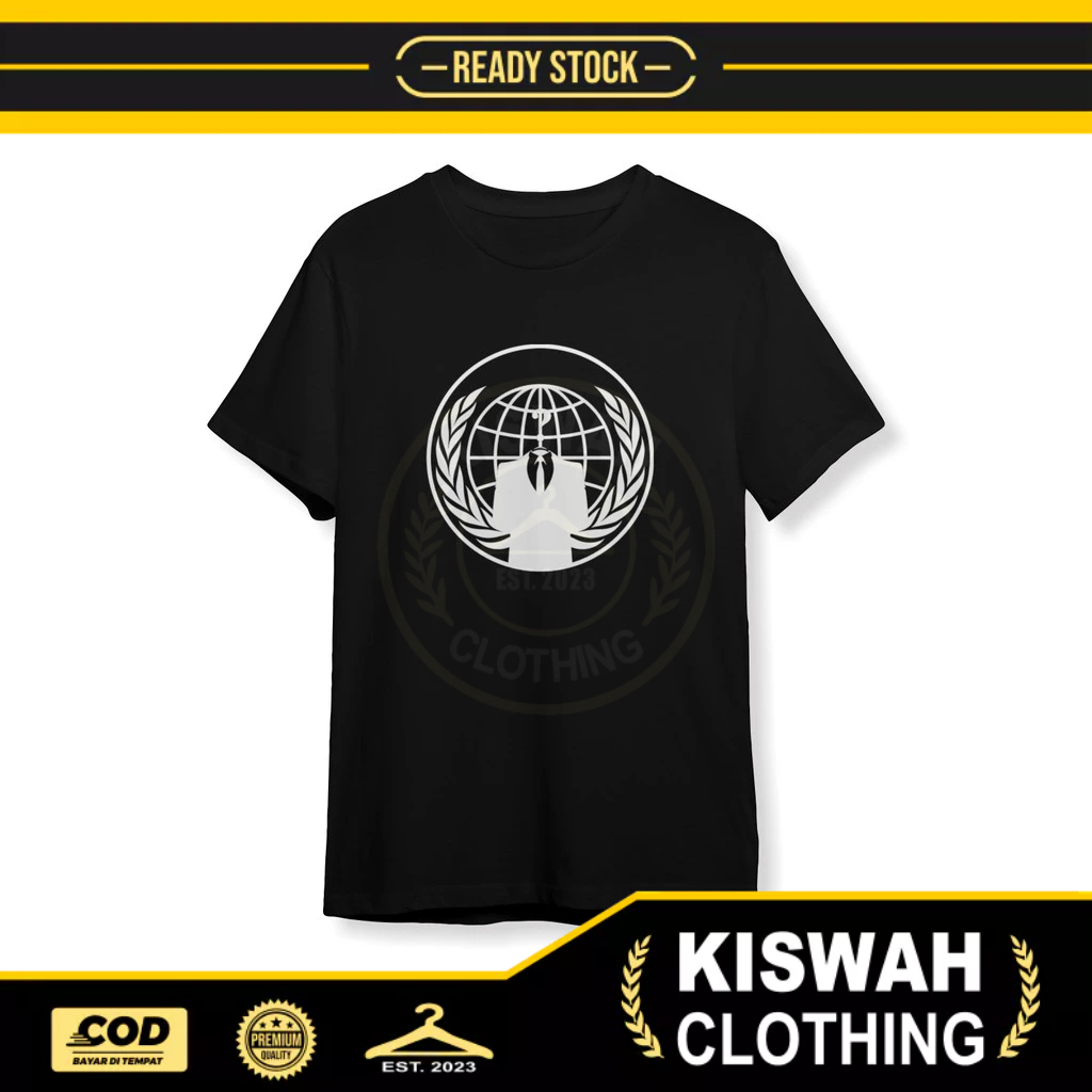 Kaos Tshirt ANONYMOUS Kaos Distro