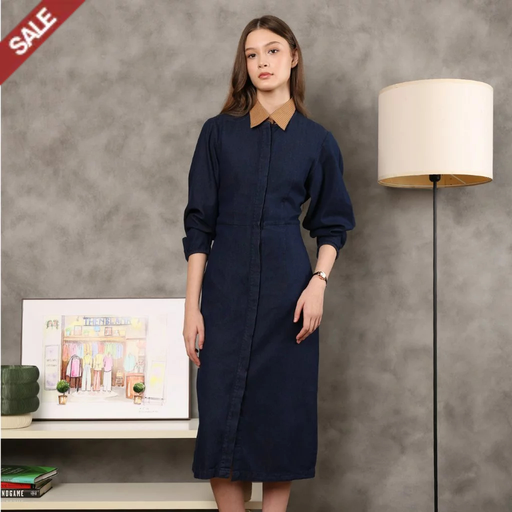 THENBLANK Feby Putri | Semesta Dress Atasan Wanita Panjang