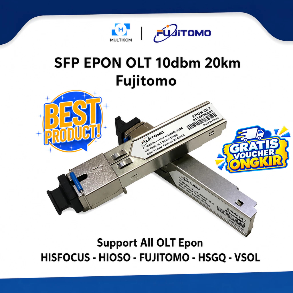 SFP EPON & GPON OLT 10dbm 20km Fujitomo