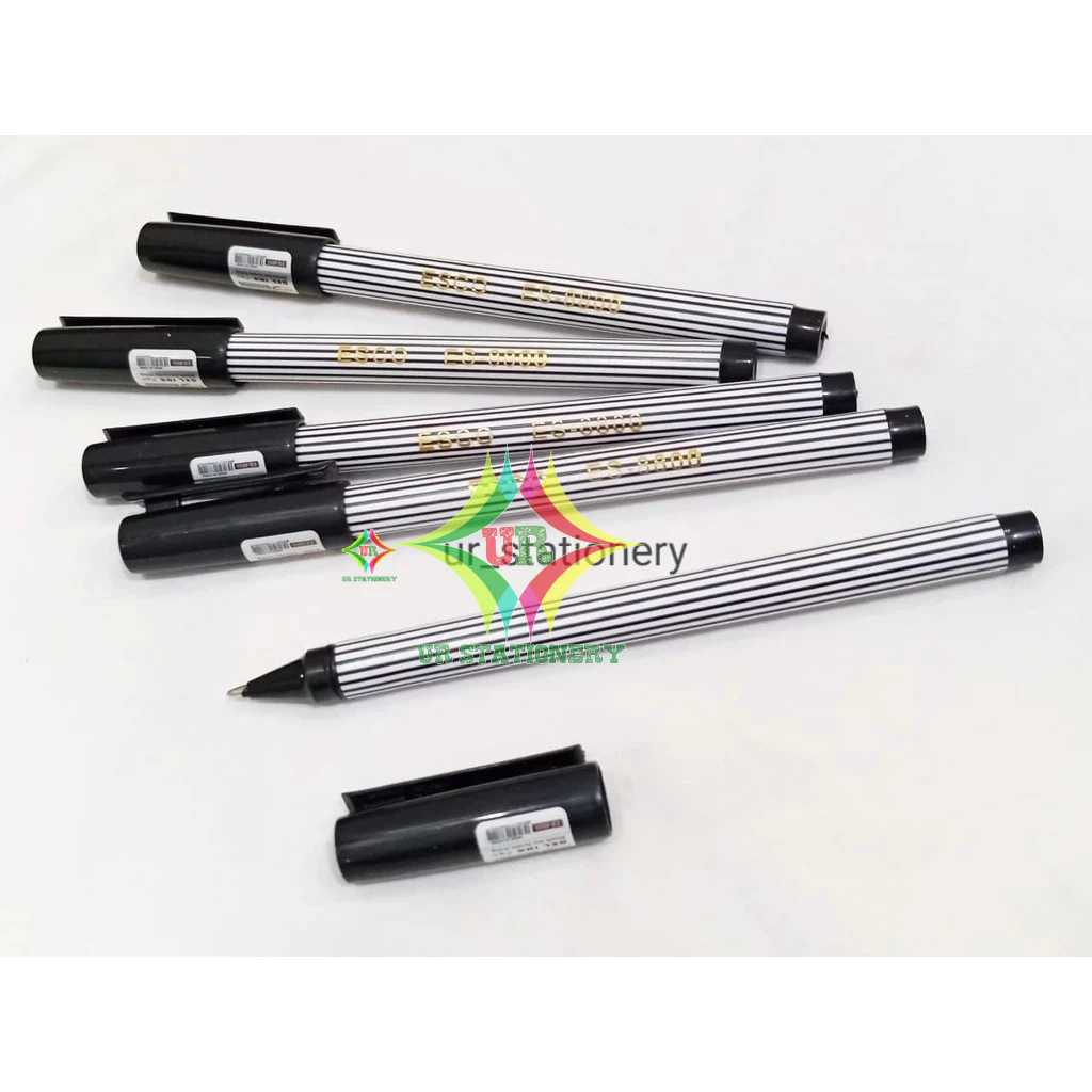 

PEN BALLINER MICROSTAR/ESCO HITAM 1.0 MM /ES-8800
