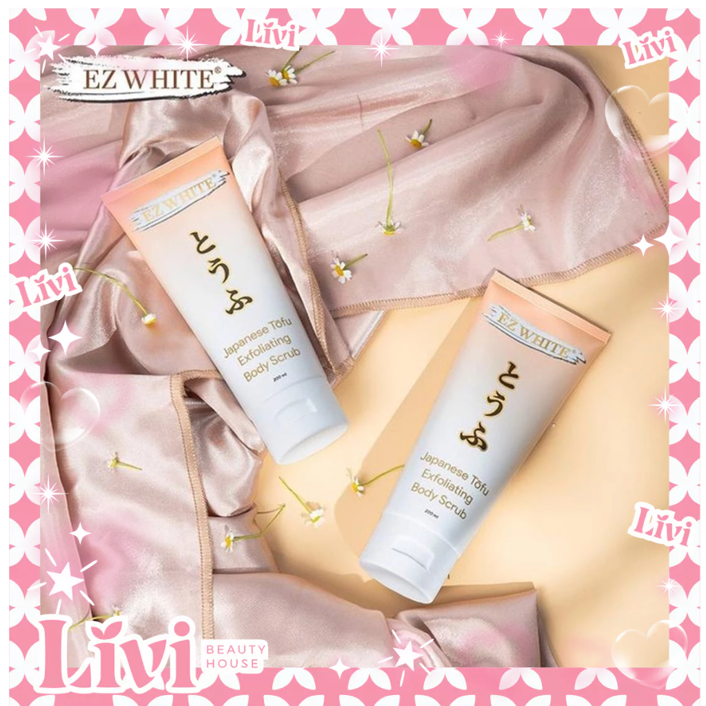 LIVI - Ez White Japanese Tofu Exfoliating Body Scrub 200ml