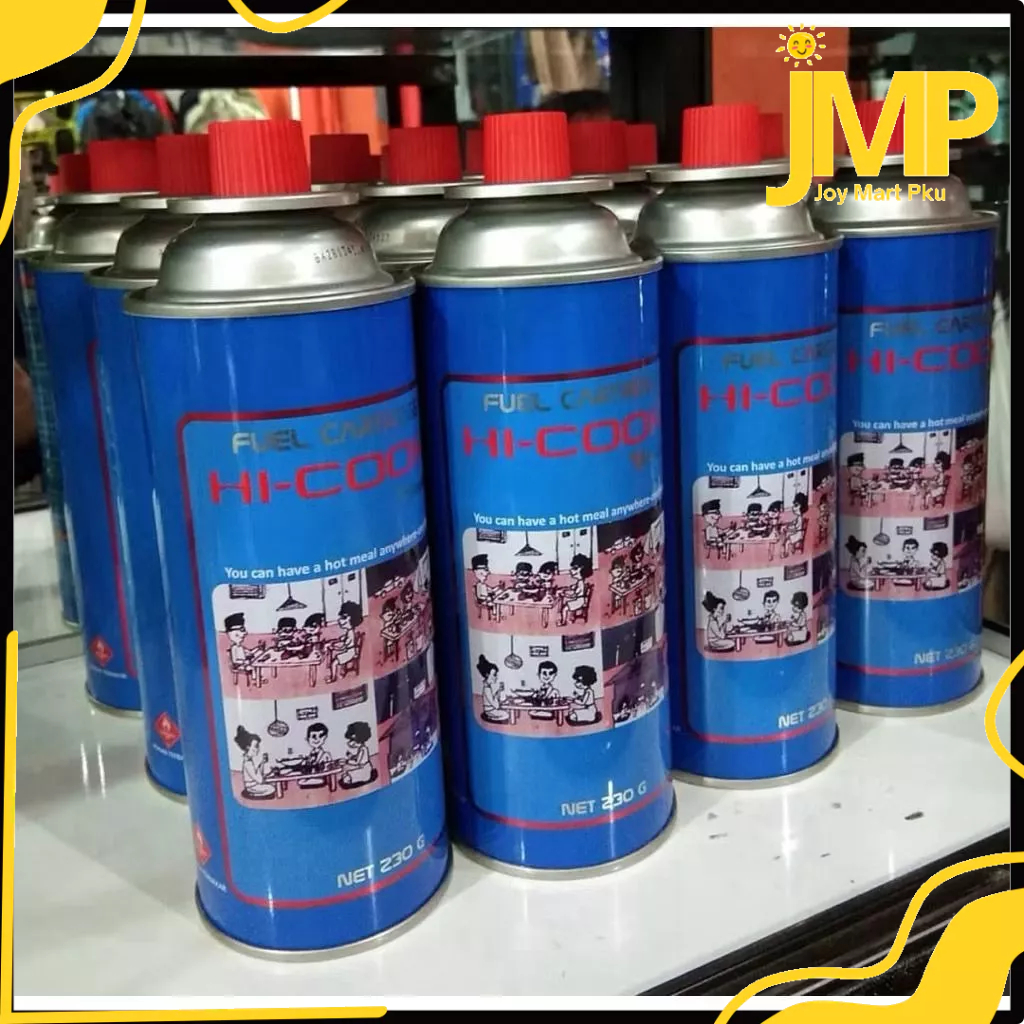 JMP - Gas Kaleng Portable Hi-cook Aman 300g Camping / Gas Portable / Refil