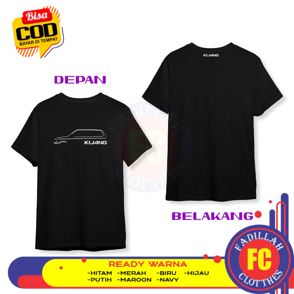Baju Kaos Mobil Toyota Kijang Kapsul LGX Side DB Baju Otomotif
