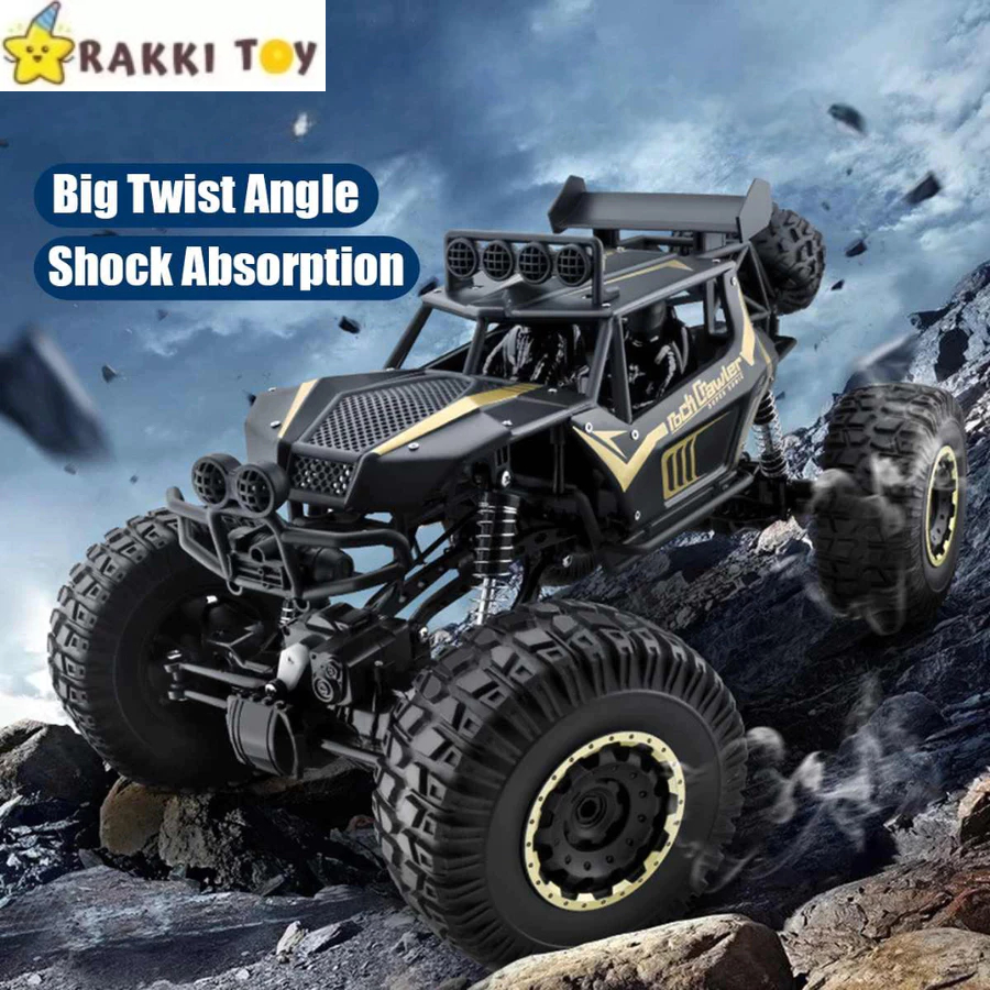 Mobil Remote Control 4WD 50CM RC Rock Crawler 4WD Besar 50CM RC Mobil Offroad Monster Buggy